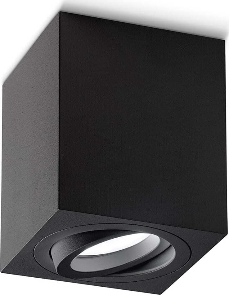 Plafoniera-Gea-Led-NOTUS-Q-LED-lampada-soffitto-parallelepipedo-orientabile-moderna-alluminio-interni-GU10