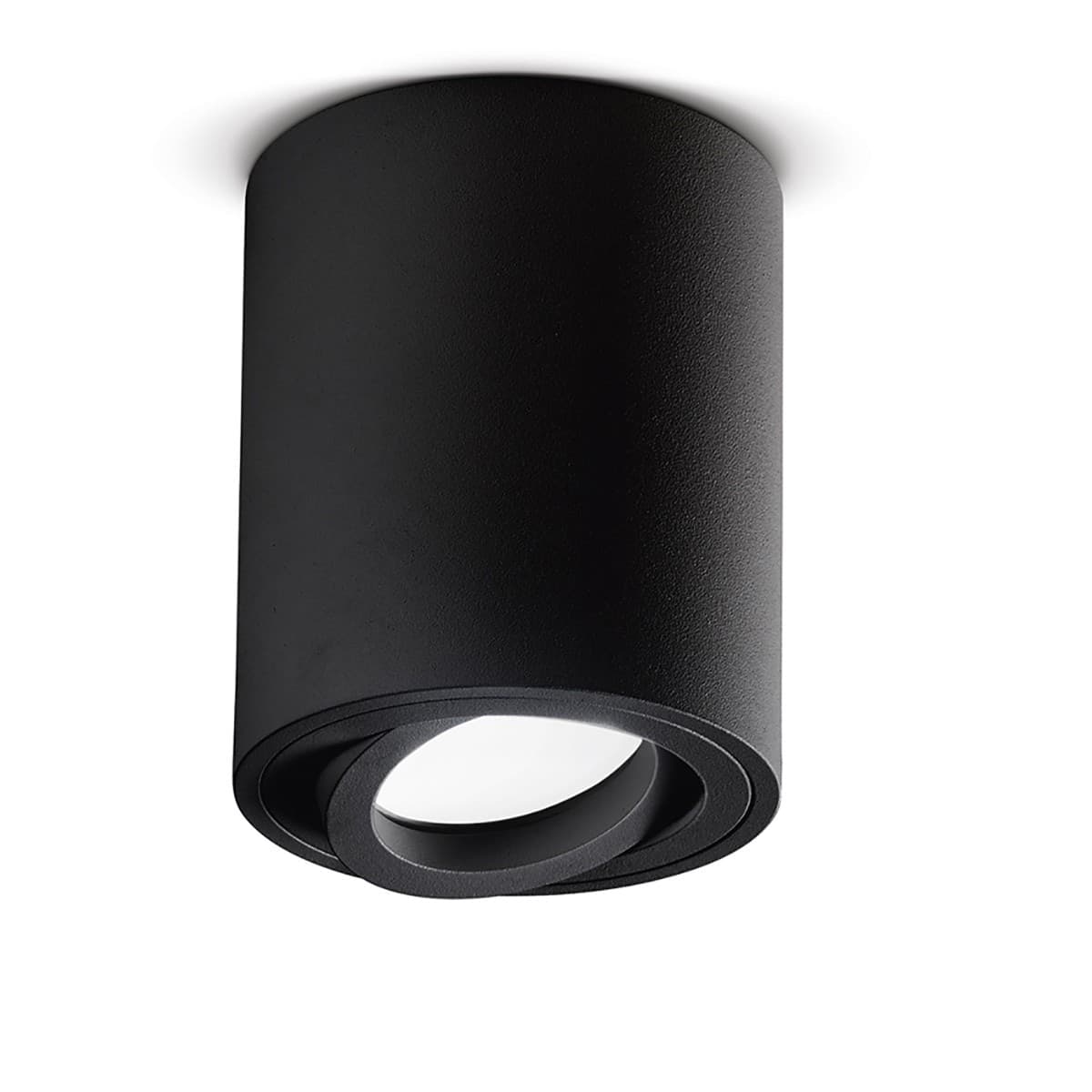 Plafoniera-Gea-Led-NOTUS-R-GFA352-GU10-LED-nero-lampada-soffitto-orientabile-moderna-alluminio