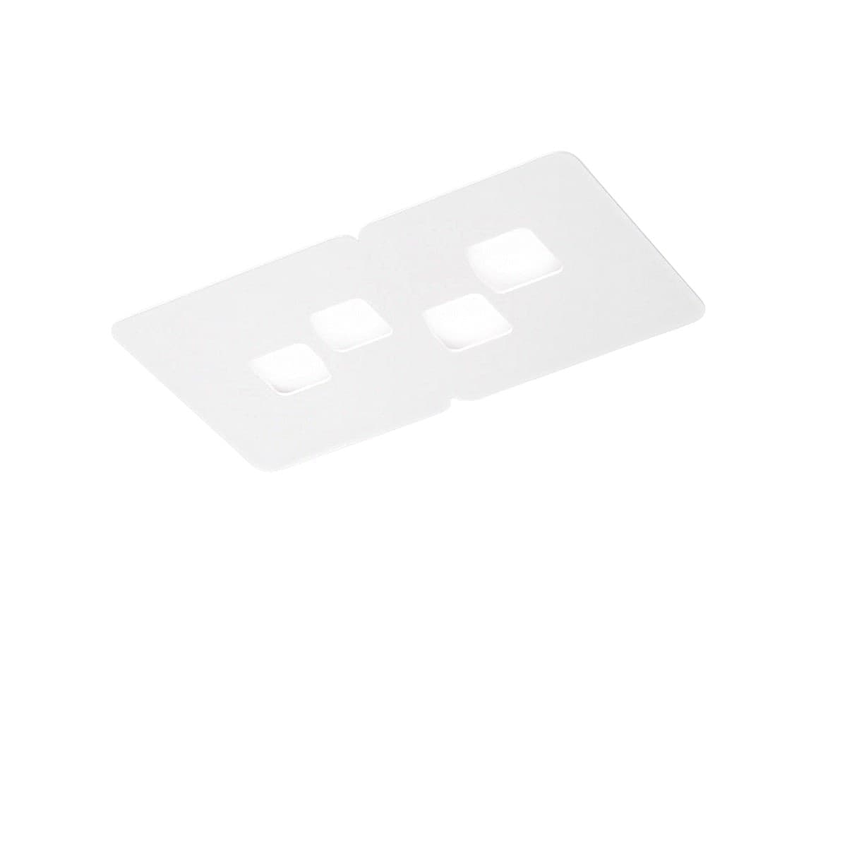 Plafoniera-Gea-Luce-BILBAO-PP-GX53-LED-bianco-lampada-soffitto-moderna