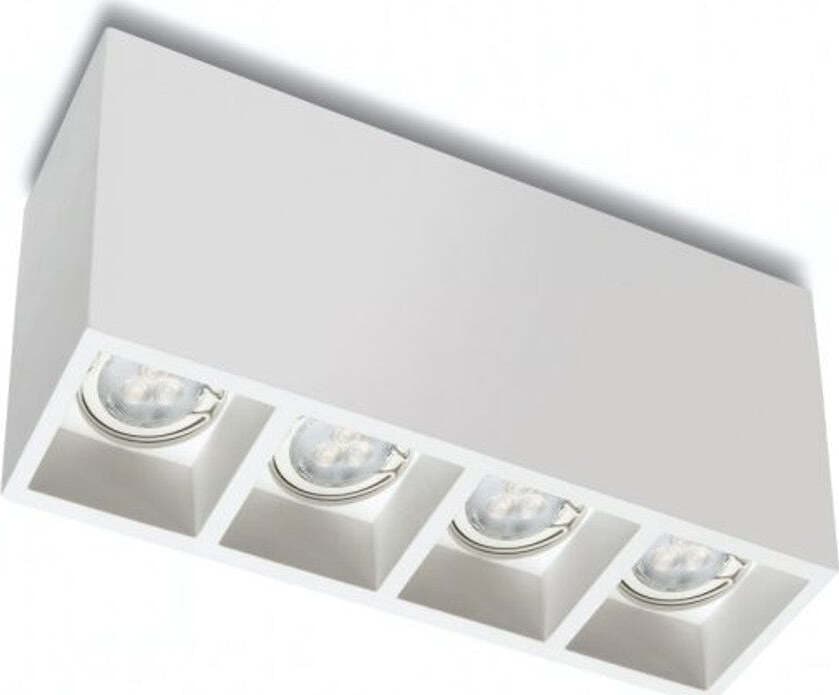 Plafoniera-gesso-Belfiore-9010-BANISTER-SMALL-8943D.35-GU10-LED-lampada-soffitto