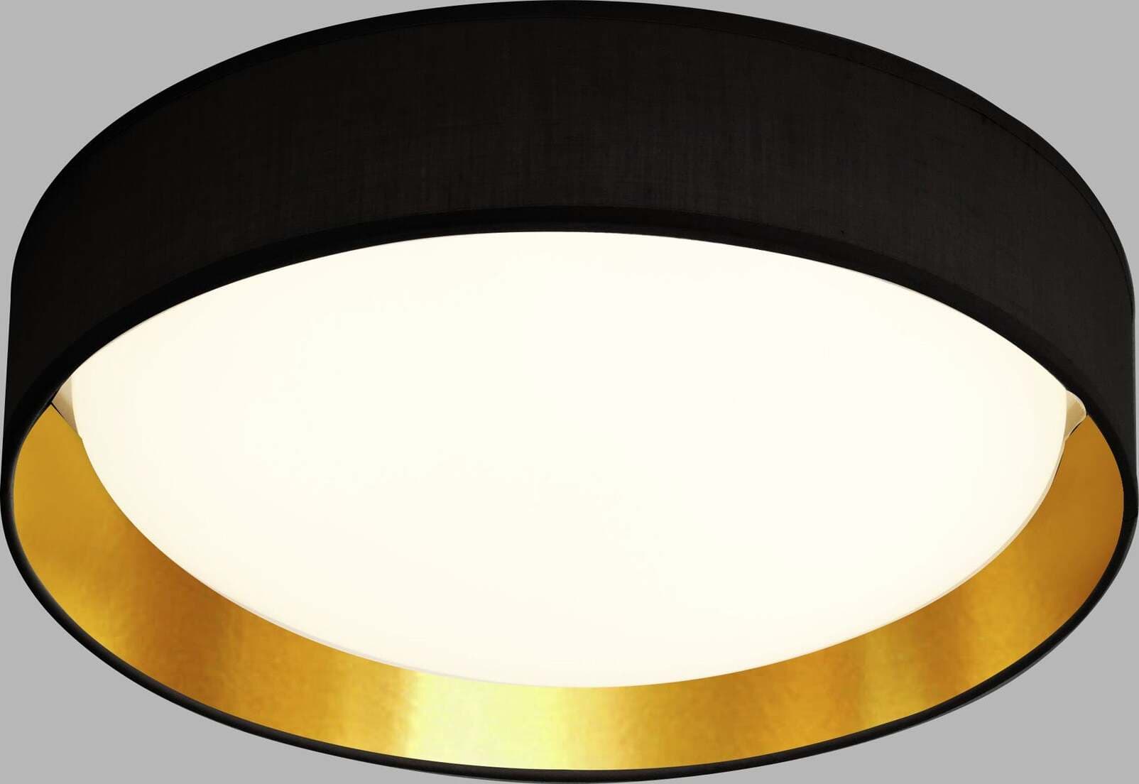 Plafoniera-Gianna-Acciaio-Bianco-Tessuto-Trasparente-Led-15,2W-3000K