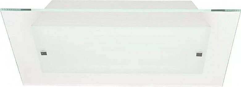 Plafoniera-Illuminando-FLAT-PL-40-E27-LED-lampada-soffitto-quadrata-moderna-vetro-satinato-trasparente-interno
