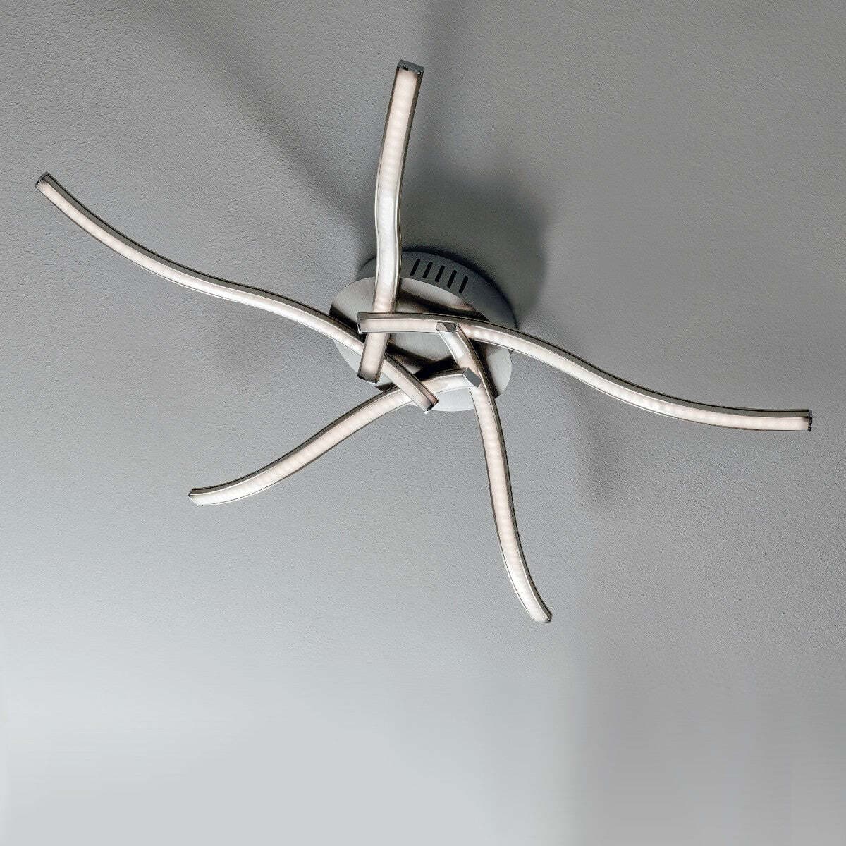Plafoniera-Illuminando-NEBULA-PL-5-17.5W-LED-1225LM-30000°K-Lampada-soffitto-moderna-metallo-cromato-interno
