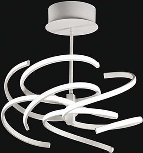 Plafoniera-In-Metallo-Moderna-Nest-Bianco-Led-Luce-Naturale