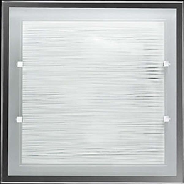 Plafoniera-In-Vetro-Satinato-Quadrata-Moderna-Frame-Bianco-4-Luci-E27-Media