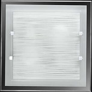 Plafoniera-In-Vetro-Satinato-Quadrata-Moderna-Frame-Bianco-4-Luci-E27-Piccola