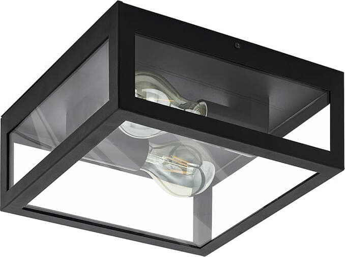 Plafoniera-Industrial-Amezola-2-Luci-Metallo-Nero