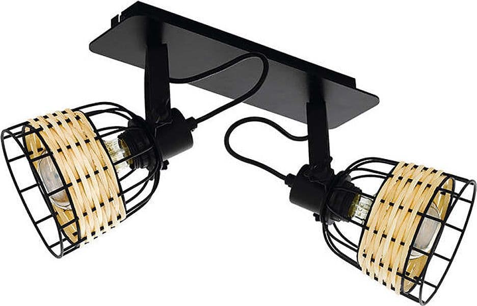 Plafoniera-Industrial-Anwick-1-2-Luci-Metallo-Nero