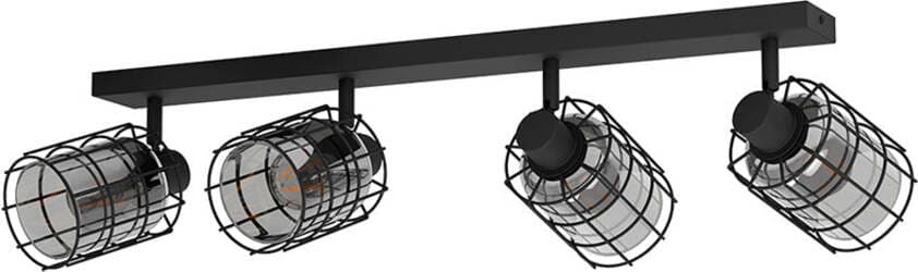 Plafoniera-Industrial-Consaca-4-Luci-Acciaio-Nero