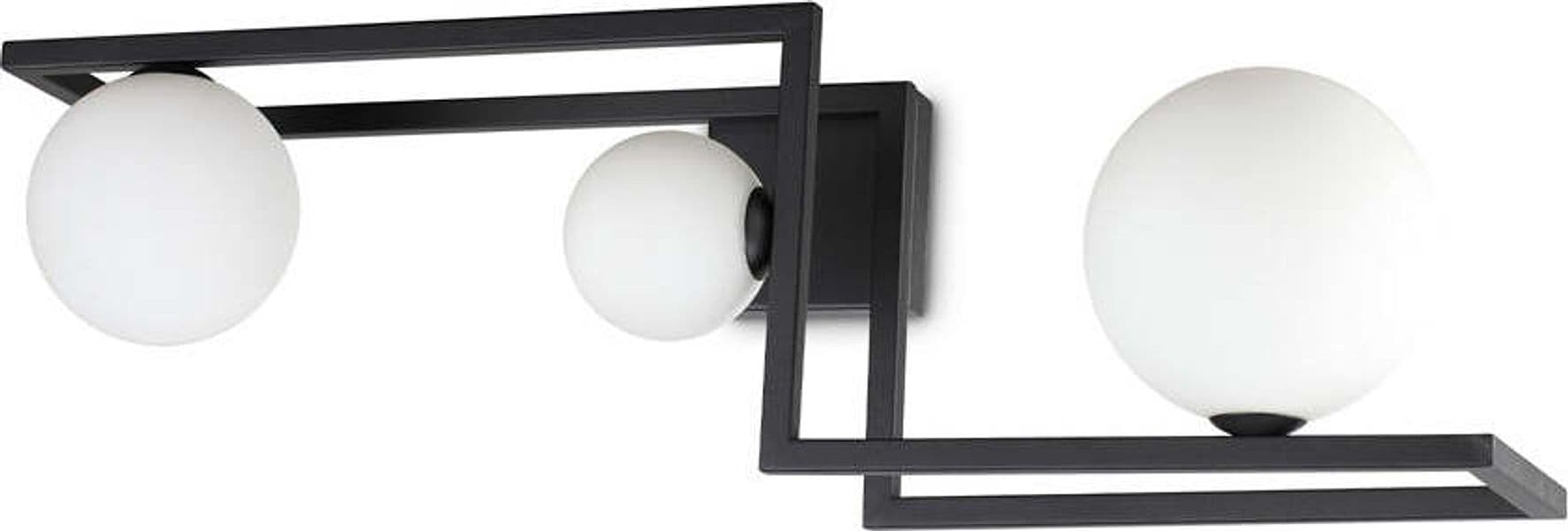 Plafoniera-Industrial-Minimal-Angolo-Metallo-Nero-3-Luci-G9-3W-3000K-Luce-Calda