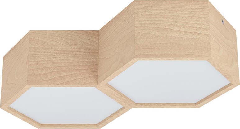 Plafoniera-Industrial-Mirlas-2-Luci-Legno-Marrone