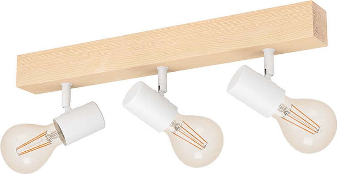Plafoniera-Industrial-Townshend-3-3-Luci-Legno-Marrone-E-Bianco