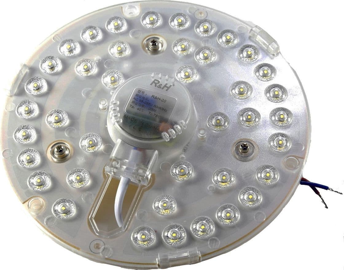 PLAFONIERA LAMPADA A 40 LED SMD 20W ROTONDA PER CONVERSIONE LUCE NEON CIRCOLARE Trade Shop italia - Napoli, Commerciovirtuoso.it