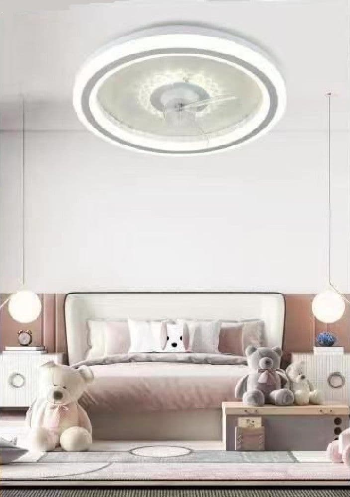 Plafoniera Lampadario Led Con Ventilatore Soffitto Telecomando Dimmerabile 60003 Casa, arredamento e bricolage > Illuminazione da interno > Plafoniere per interno > Lampadari Trade Shop italia - Napoli, Commerciovirtuoso.it