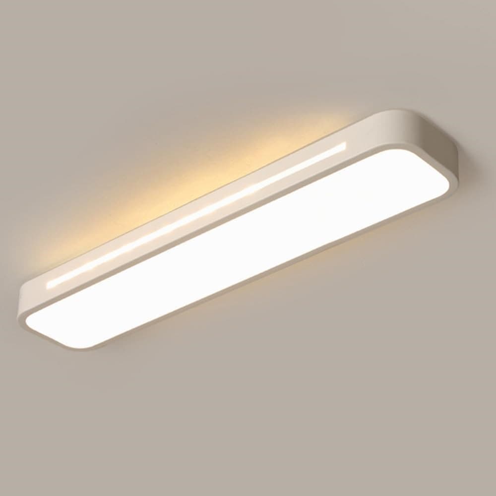 PLAFONIERA LED 16W MODERNO BIANCO SOFFITTO RETTANGOLARE STRISCIA LUCE 4000K 50170 in Plafoniere Trade Shop italia - Napoli, commercioVirtuoso.it