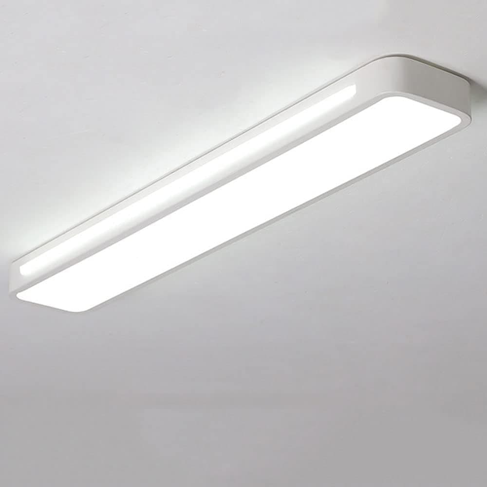 PLAFONIERA LED 16W MODERNO BIANCO SOFFITTO RETTANGOLARE STRISCIA LUCE 6500K 50187 in Plafoniere Trade Shop italia - Napoli, commercioVirtuoso.it