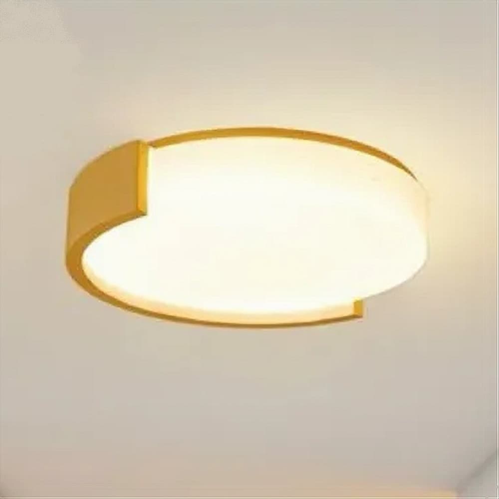 PLAFONIERA LED 24W CERCHIO ORO DESIGN MODERNO SOFFITTO TONDA LUCE NATURALE 50118 in Plafoniere Trade Shop italia - Napoli, commercioVirtuoso.it