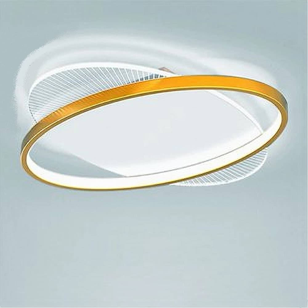 PLAFONIERA LED 28 WATT ROTONDA ORO MODERNO LAMPADARIO SOFFITTO LUCE FREDDA 71026 in Plafoniere Trade Shop italia - Napoli, commercioVirtuoso.it