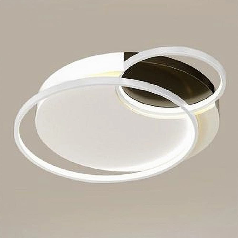 PLAFONIERA LED 30 W 3 CERCHI BIANCO NERO LAMPADARIO SOFFITTO LUCE NATURALE 70791 in Plafoniere Trade Shop italia - Napoli, commercioVirtuoso.it