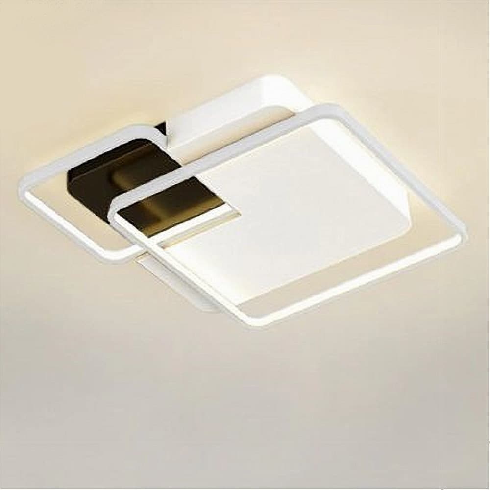 PLAFONIERA LED 35W 3 QUADRATI BIANCO NERO LAMPADARIO SOFFITTO LUCE NATURALE 70814 in Plafoniere Trade Shop italia - Napoli, commercioVirtuoso.it