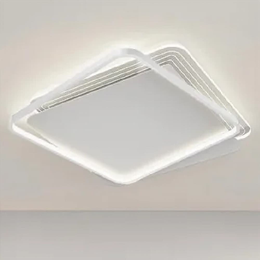 PLAFONIERA LED 35W QUADRATA BIANCO LAMPADARIO SOFFITTO MODERNO LUCE NATURALE 70692 in Plafoniere Trade Shop italia - Napoli, commercioVirtuoso.it