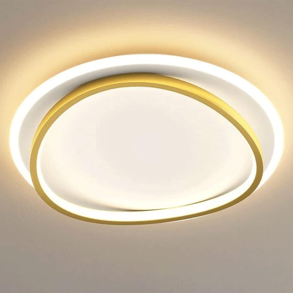 PLAFONIERA LED 36W CERCHIO BIANCO ORO MODERNO SOFFITTO TONDA LUCE NATURALE 71493 in Plafoniere Trade Shop italia - Napoli, commercioVirtuoso.it
