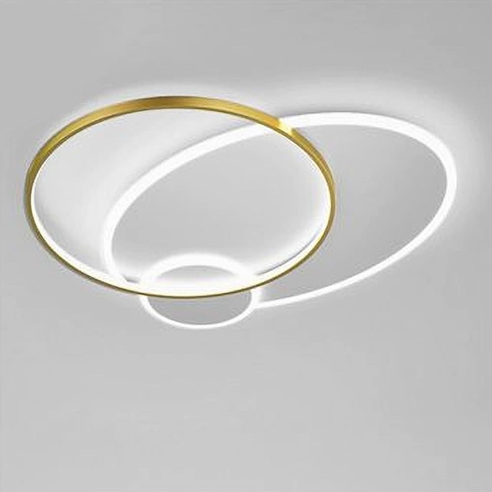 PLAFONIERA LED 42 W CERCHIO ORO BIANCO MODERNO SOFFITTO TONDA LUCE FREDDA 71561 in Plafoniere Trade Shop italia - Napoli, commercioVirtuoso.it