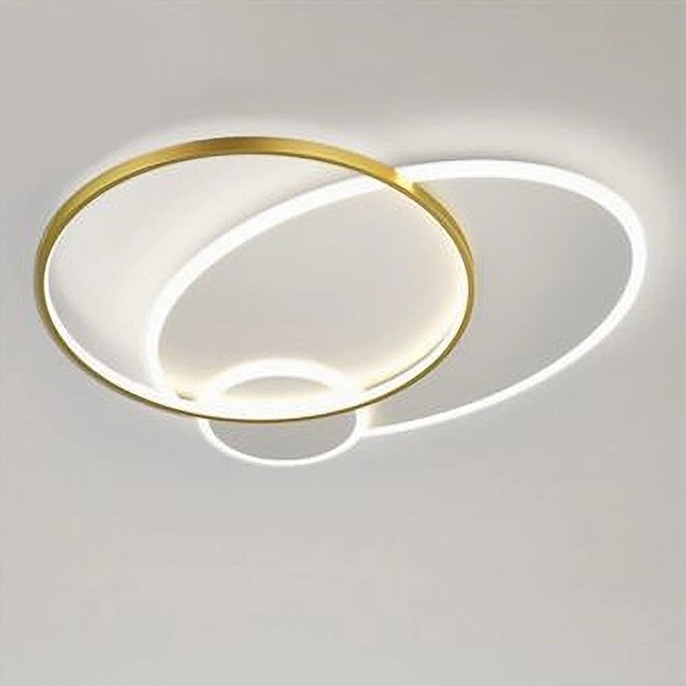 PLAFONIERA LED 42W CERCHIO ORO BIANCO MODERNO SOFFITTO TONDA LUCE NATURALE 71554 in Plafoniere Trade Shop italia - Napoli, commercioVirtuoso.it