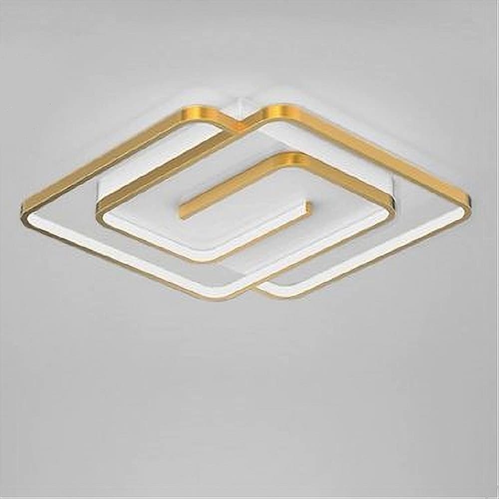 PLAFONIERA LED 48W QUADRATA SPIRALE VORTICE ORO LAMPADARIO SOFFITTO LUCE 6500K 70661 in Lampade a sospensione Trade Shop italia - Napoli, commercioVirtuoso.it
