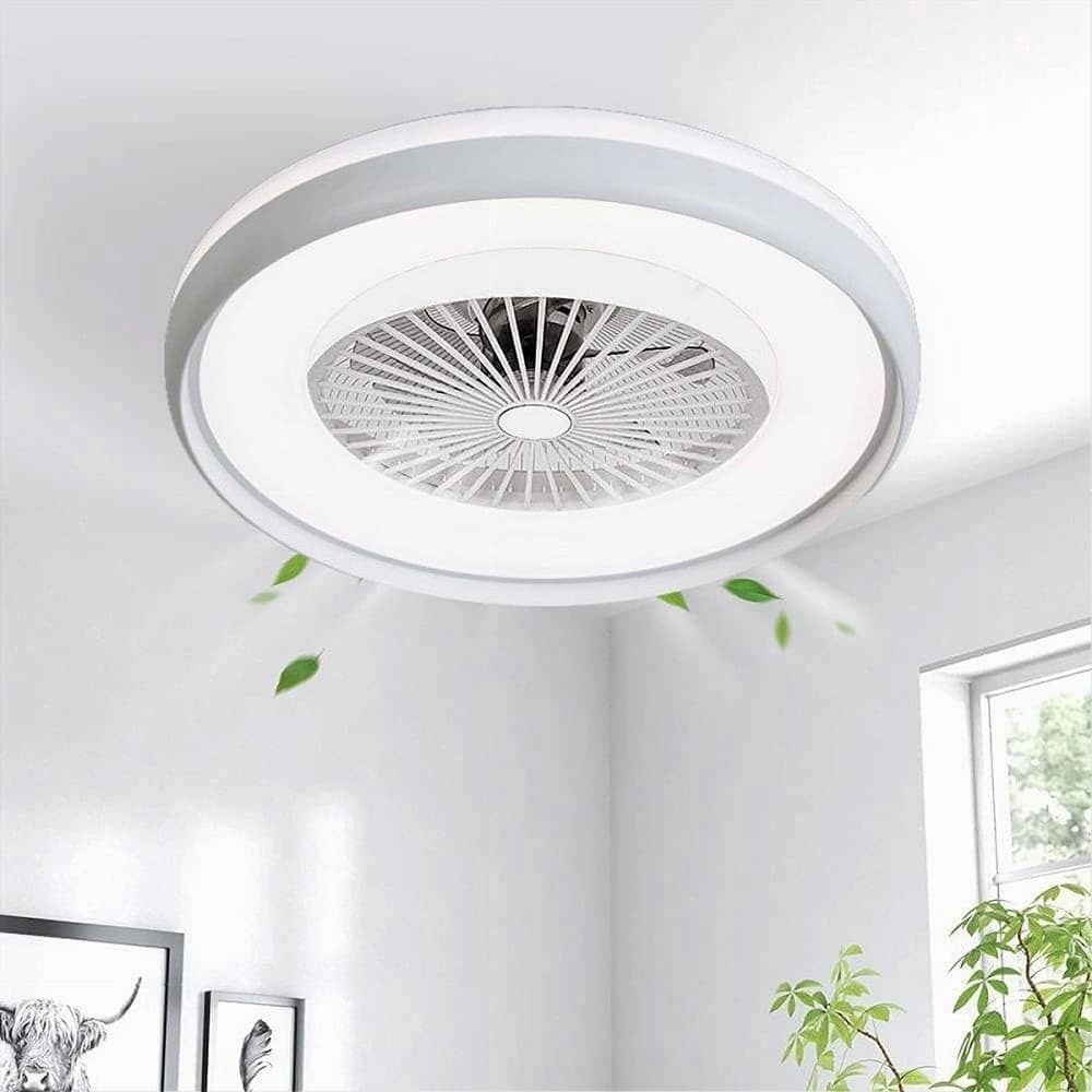 PLAFONIERA LED 62 W VENTILATORE DIMMERABILE TELECOMANDO 3 COLORAZIONI LUCE 60006 in Ventilatori da soffitto con lampada Trade Shop italia - Napoli, commercioVirtuoso.it