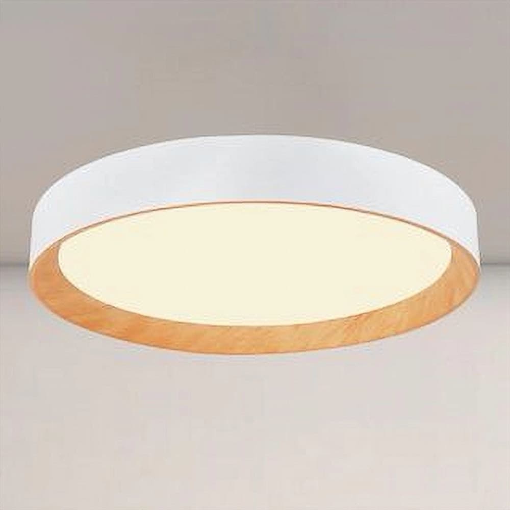 PLAFONIERA LED A SOFFITTO 68W ROTONDA BIANCO CON VENATURE LEGNO LUCE 4000K 32798 in Plafoniere Trade Shop italia - Napoli, commercioVirtuoso.it