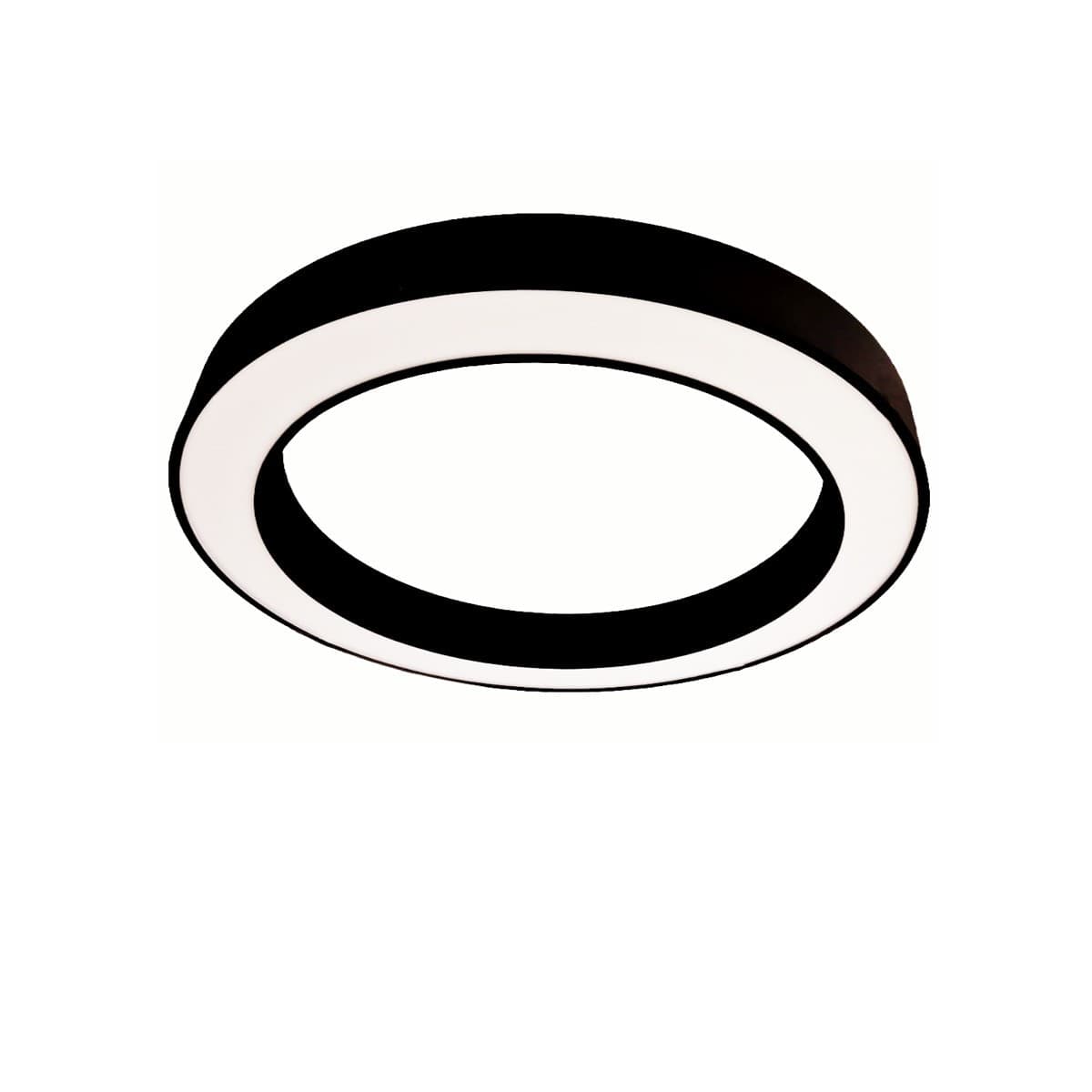 Plafoniera-led-Gea-Luce-FLOR-PM-NERO-3500Lm-3000°K-lampada-soffitto-parete-moderna