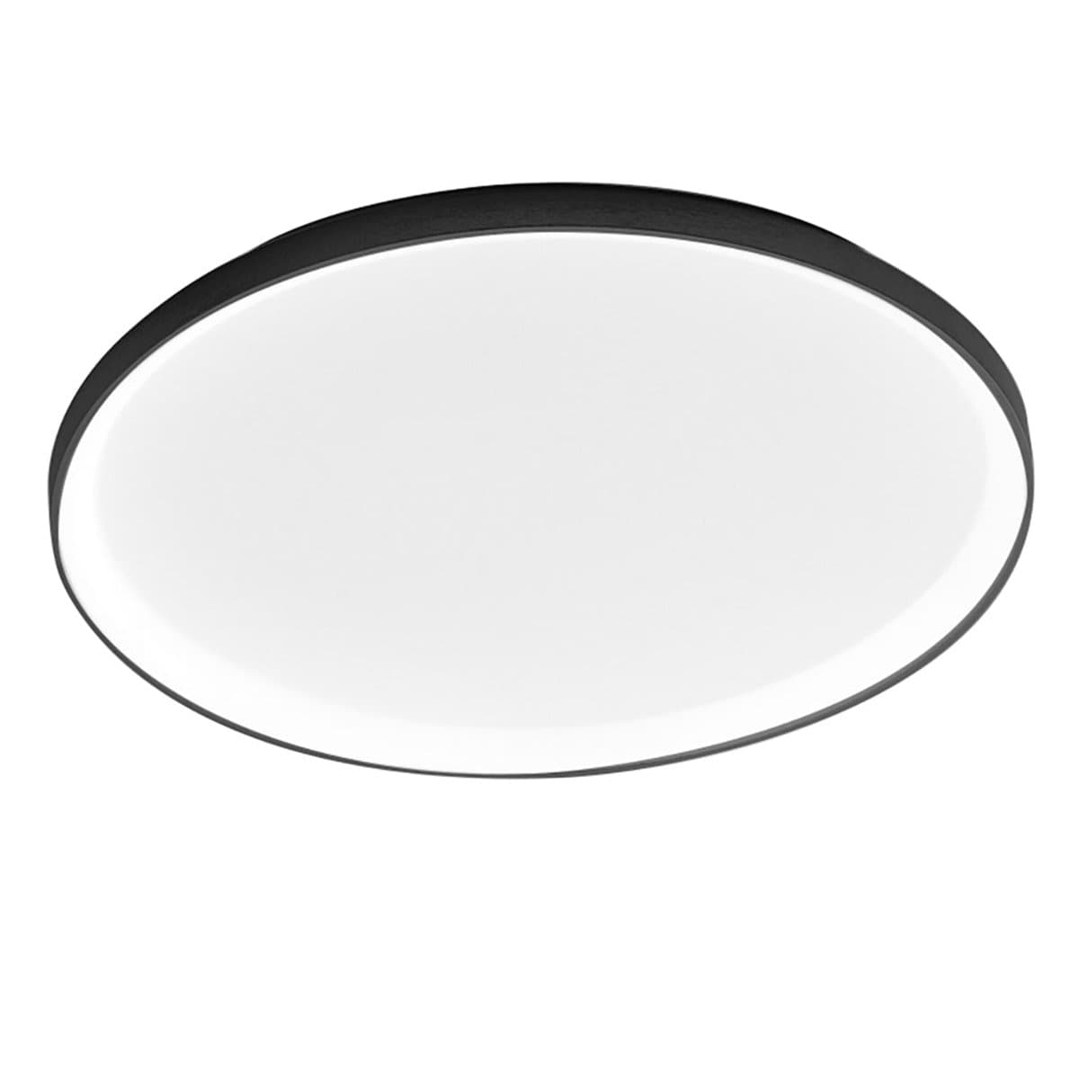 Plafoniera-led-Gea-Luce-KRIZIA-PS-60W-3000K-alluminio-nero-lampada-soffitto