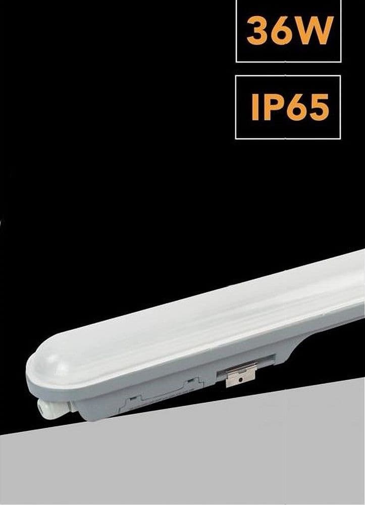 PLAFONIERA LED PER ESTERNO NEON TUBO 36W 120CM IMPERMEABILE IP65 LUCE 6500K LG-12 in Plafoniere Trade Shop italia - Napoli, commercioVirtuoso.it