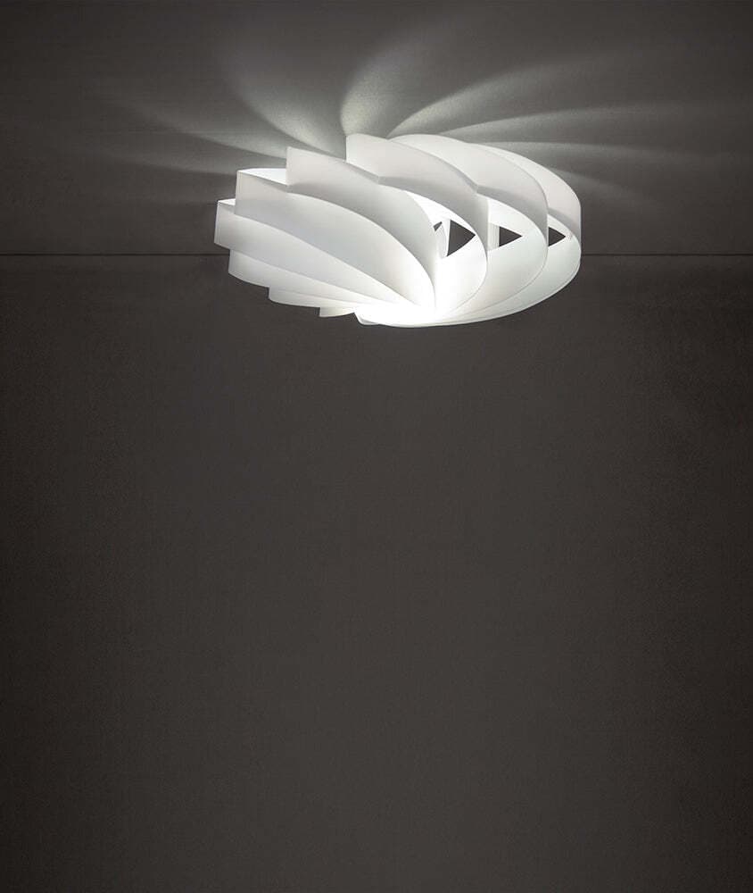 Plafoniera-Moderna-1-Luce-Flat-In-Polilux-Bianco-D60-Made-In-Italy