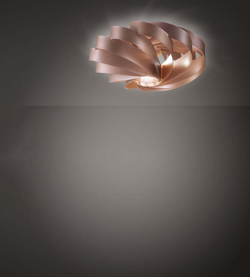 Plafoniera-Moderna-1-Luce-Flat-In-Polilux-Rame-D30-Made-In-Italy