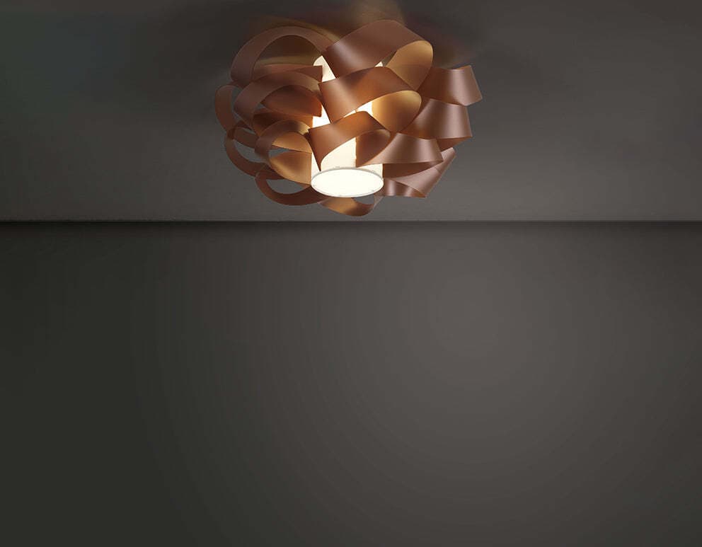 Plafoniera-Moderna-2-Luci-Cloud-D75-In-Polilux-Rame-Made-In-Italy