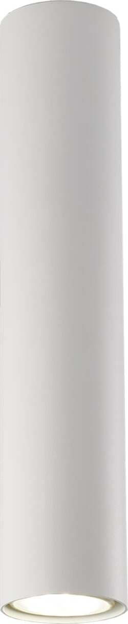 Plafoniera-Moderna-A-Cilindro-Dag-1-Luce-Gu10-In-Ferro-Laccato-Bianco