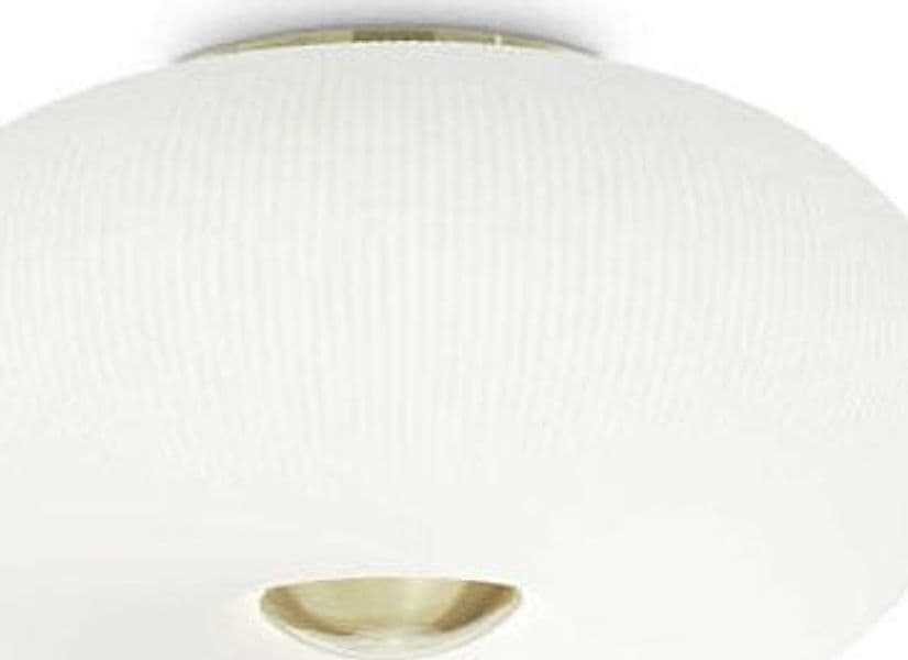 Plafoniera-Moderna-Arizona-Vetro-Bianco-3-Luci-Gx53-9W-3000K-Luce-Calda