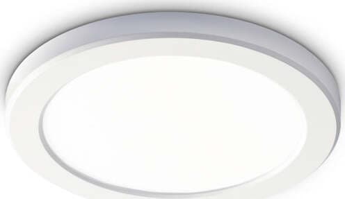 Plafoniera-Moderna-Aura-Materie-Plastiche-Bianco-Led-20W-3000K-D22Cm