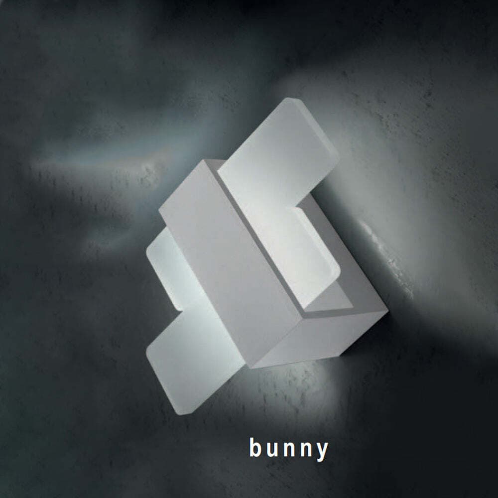 Plafoniera-Moderna-Bunny-Metallo-Tortora-Led-12W