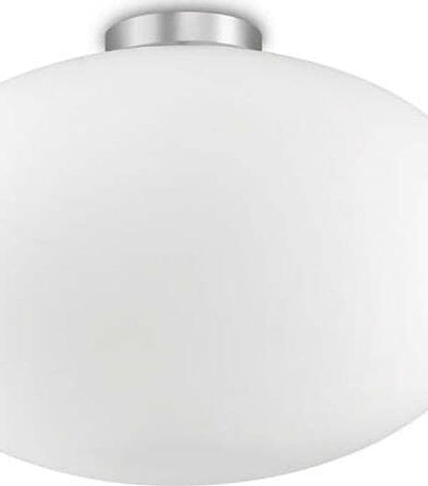 Plafoniera-Moderna-Candy-Vetro-Bianco-1-Luce-E27