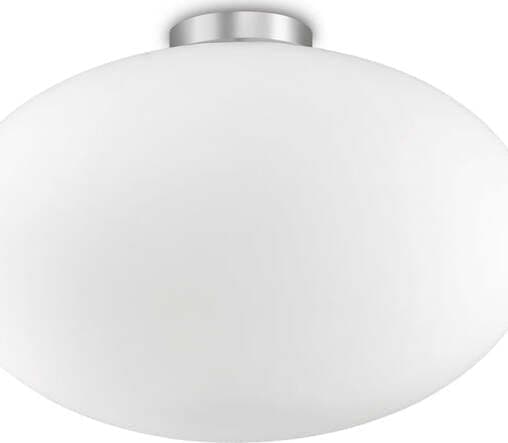 Plafoniera-Moderna-Candy-Vetro-Bianco-1-Luce-E27