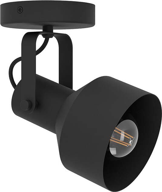 Plafoniera-Moderna-Casibare-1-Luce-Acciaio-Nero