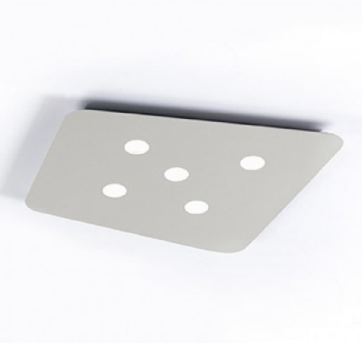 Plafoniera-moderna-Cattaneo-illuminazione-FUORISQUADRA-764-35PA-22.5W-LED-lampada-soffitto-dimmerabile-metallo-1900LM-3000°K