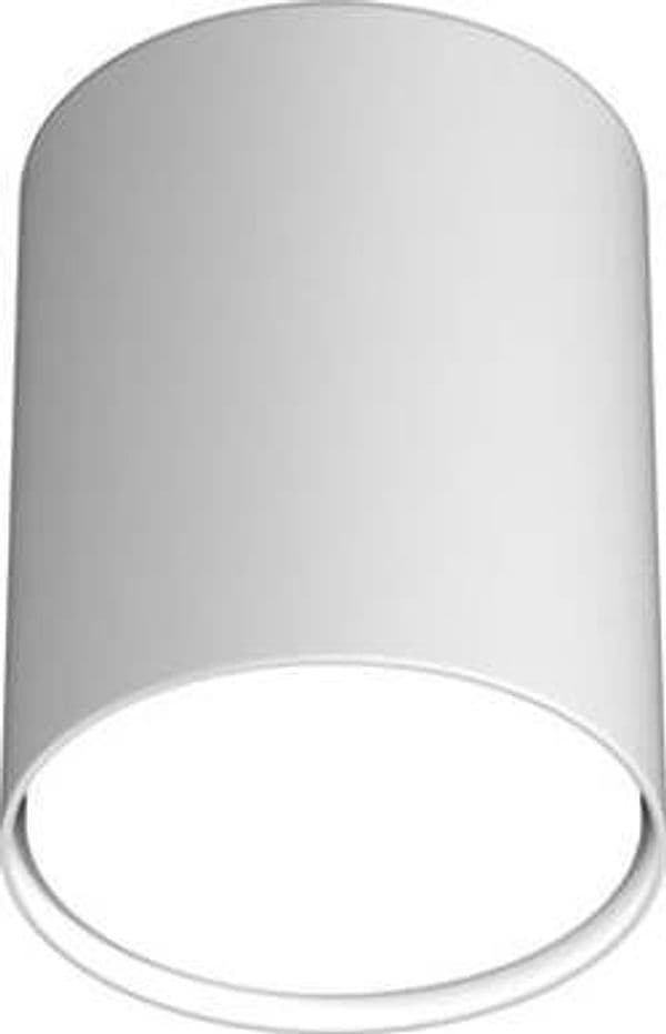 Plafoniera-Moderna-Cilindrica-Shape-Metallo-Bianco-1-Luce-Gx53-10Cm
