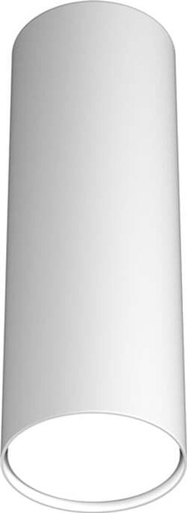 Plafoniera-Moderna-Cilindrica-Shape-Metallo-Bianco-1-Luce-Gx53-25Cm