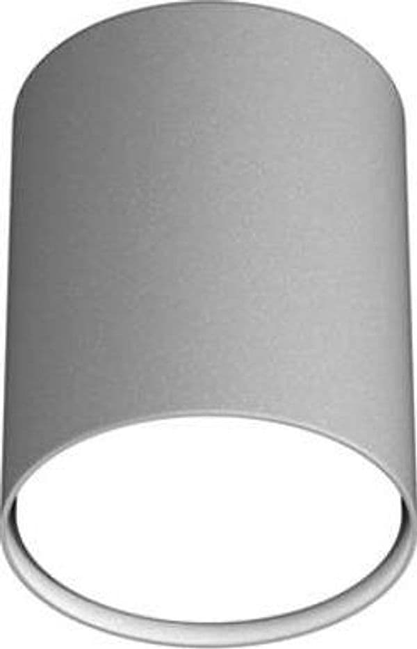 Plafoniera-Moderna-Cilindrica-Shape-Metallo-Grigio-1-Luce-Gx53-10Cm