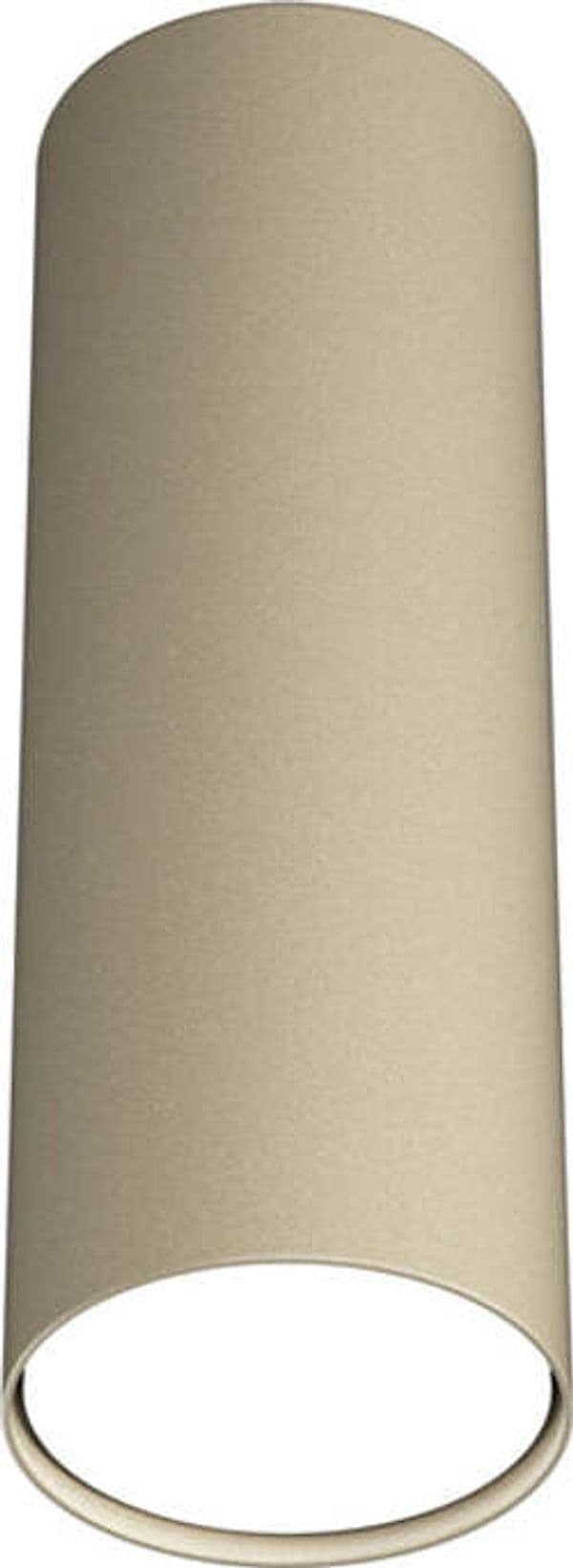 Plafoniera-Moderna-Cilindrica-Shape-Metallo-Sabbia-1-Luce-Gx53-25Cm