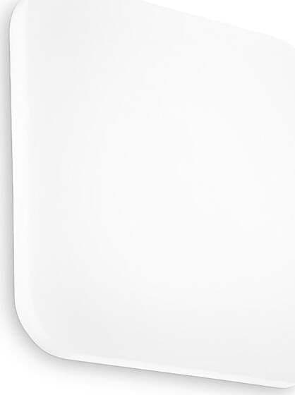 Plafoniera-Moderna-Clara-Metallo-Bianco-Led-17W-3000K-Luce-Calda